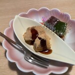 Japanese & Modern Chinese 嵐山 - 嵐山御前のデザート：わらび餅＆普通と抹茶水羊羹