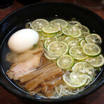 三谷製麺所 - すだち冷やし塩らーめん(並)　