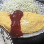 あおき食堂 - オムレツうまし