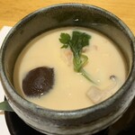 Sakebiyori Enishiya - 蟹味噌茶碗蒸し。