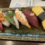 寿し肴和志 - 上寿司15貫　3,200円　の（左半分）