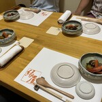 酒日和 縁屋 - 焚き合わせ。食材ごとに炊いたこだわりよう。