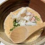 Sakebiyori Enishiya - 蟹雑炊。ほぐし身もたっぷり。