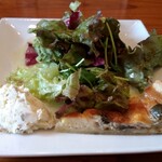 街角グラス - 茄子のキッシュ