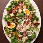 Caesar salad with 10 grains, 10 vegetables, and 30 items