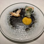 Spice & Dining KALA - 海老と春菊のポピアソット マンゴーチリソース