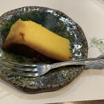 寿し肴和志 - 美味しい南瓜プリン…大将からのサービスです♪