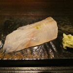 すし玲 - 平目の昆布締め