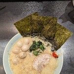 横浜家系ラーメン 魂心家 - 醤油らーめん＋うずら5個(2023年9月14日)