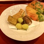 霞町 やまがみ - 甘鯛の揚げもの 栗 銀杏