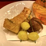 霞町 やまがみ - 甘鯛の揚げもの 栗 銀杏