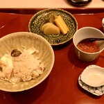 霞町 やまがみ - 松茸ご飯 いくら 香の物