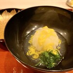 霞町 やまがみ - 蕪の煮物 菊花餡