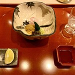 霞町 やまがみ - 雲丹と鯛のお造り