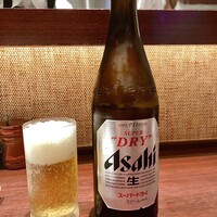 伊勢廣 京橋本店 - 「アサヒスーパードライ(中瓶)」@930