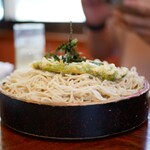 箱根乃庵 - 大盛りは天ぷら付き