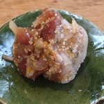 鮨 笹元 - 鯵のなめろう