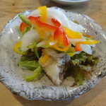 鮨 笹元 - 秋刀魚の南蛮漬け