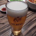 焼肉 ジャンボ - グラス生ビール!