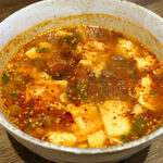 217543852 - 【ランチ】 チゲ豆腐スープ ライス付 あさくら自慢のピリ辛チゲ味噌
