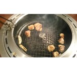 大阪ホルモン 太子店 - 炎が上がった時は "氷" で鎮火 (笑)