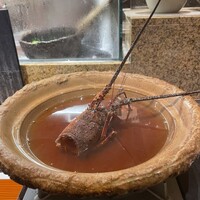 対馬のどぐろとイカ活き造り 博多 魚蔵 都ホテル店 - 