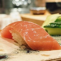 天寿し 京町店 - 大トロの漬け　（マグロの出汁の醤油）