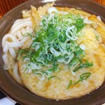 牧のうどん - ごぼう天と丸天のミックスうどん