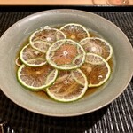 豪龍久保 - へべすとなめこの蕎麦