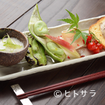 Ginza Torikou - 旬の食材を使った料理『季節の先付け』
