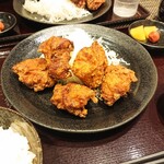 きしから - チリトマト唐揚げ定食（5個）