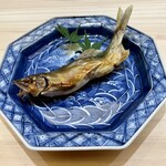 兄弟寿し - １時間ほど焼いた鮎