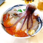 一花亭たびじ - 活いか踊り丼