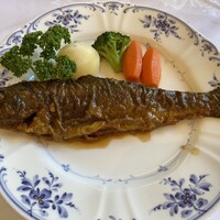 中禅寺金谷ホテル - 季節のスペシャルランチ（日光虹鱒のソテー）