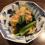 Shushu - 小松菜と油揚げのお浸し