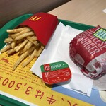 マクドナルド - ダブルチーズバーガーセット 620円