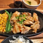 下北しずる - チキンステーキランチ 950円