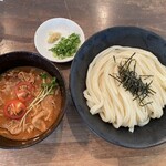 カマ喜ri - ピリトマポークつけ麺（中）