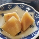 おのこのそば家 - 大根の漬け物