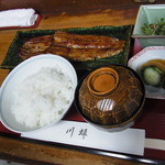 川蝉 - 2013.10)蒲焼きご飯（３１５０円）