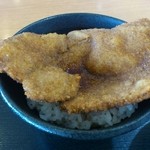 越前若狭つけ麺工房 海猫屋 - わらじソースかつ丼ハーフ
