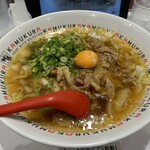 どうとんぼり神座 - 牛すき月見ラーメン