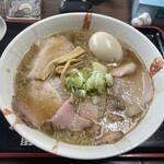 大勝食堂 - 背脂醤油チャーシューラーメン＋煮卵TP 価格忘れ