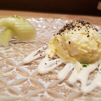 OSAKAきっちん。 東急プラザ渋谷店 - セロリの浅漬け　ポテトサラダ　バーニャカウダーソース