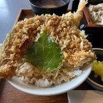 そば工房 清水庵 - ミニ天丼