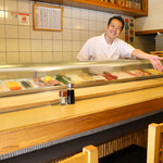 福寿司 - カウンター