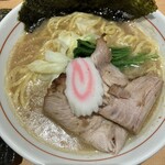 銀座 嚆矢 - 黒豚豚骨醤油ラーメン/中太麺(1,300円)