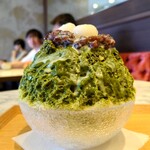平五郎 - 抹茶のかき氷(温かい紅茶付)　1,500円
