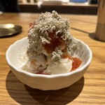 Teppantonikomidompisha - 里芋ととびこのポテトサラダ(490円)