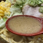 荒川らーめん魂 あしら 万代シテイ店 - 甘めの味噌スープ！
